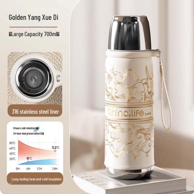 Unicorn Dreamy Floral Insulated Tea Mug