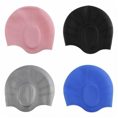 1Pcs Waterproof Silicone Swimming Caps Men Women Adults Swim Cap  For Long Short Hair