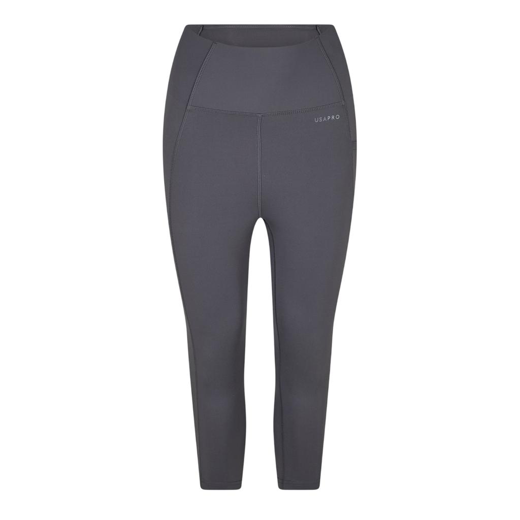USA Pro Womens/Ladies Cropped Leggings