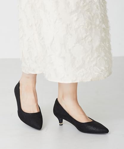 Oriental Traffic Women's Pointed Toe Pumps, Available in Large and Small Sizes, Comfortable to Walk in, Thick Cushioned Toe, Arch, and Heel, Flat, Sta