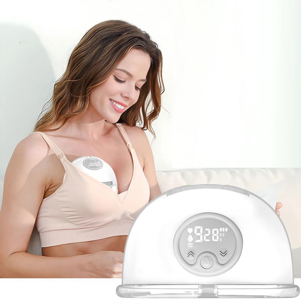 Wearable Wireless Breast Pump Breast Massage Lactagogue New Upgraded Electric Breast Pump Hand Free and BPA-free