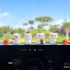 Charming Fortune Puppy Car Dashboard Ornament - Cute Interior Decoration Accessory