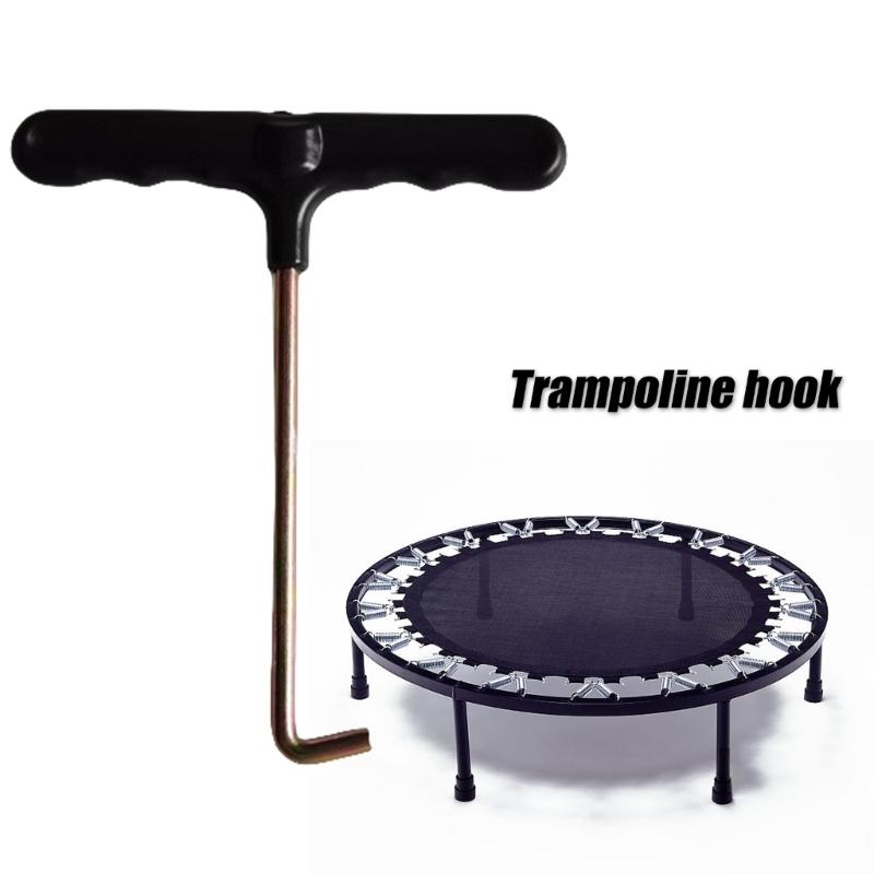 Heavy Type Shape Trampolines Spring Pullers Hook Tool Durability Steel Construction for Secure Bounce Equipment Assembly
