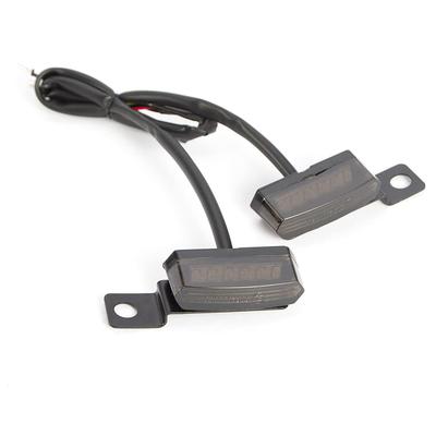 Beatus Steering Wheel Mirror Mount LED Mini Turn Signal Bike Universal Sequential Set of 2
