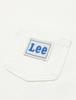 Lee Official Collaboration Side Print Size 110 T-Shirt, Kids, LK5073-318, White,