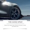 Wheel Gloss Spray Set Car Tire Maintenance Decontamination Polishing Black Gloss Care Agent 100ml