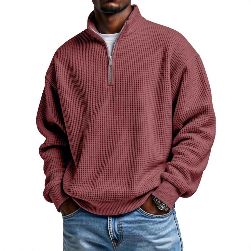 Men's Casual Zipper Pullover Hoodie - 2025 Autumn/Winter Collection