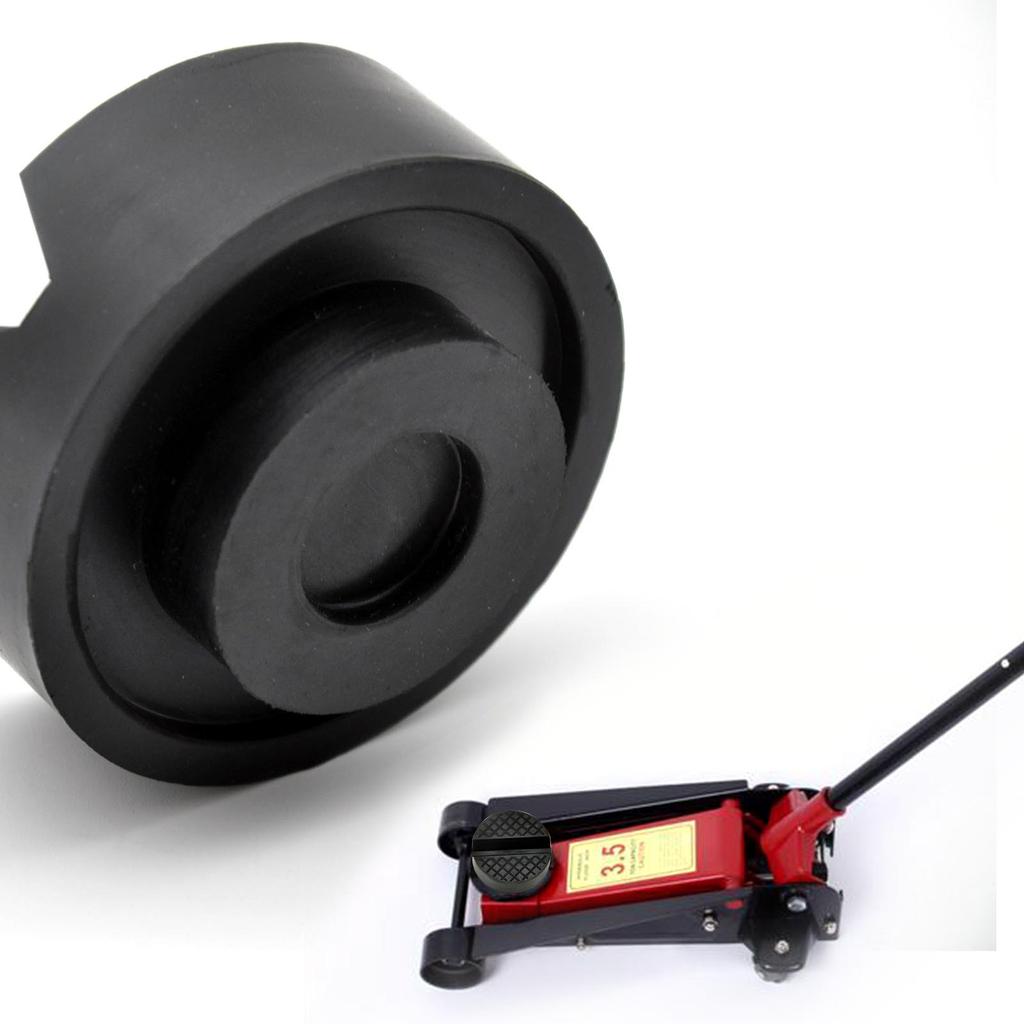 Support de voiture avec coussinets en caoutchouc, cric de levage noir fendu, cadre de support de sol, adaptateur de Rail, cric à ciseaux pour Fiat Peugeot Vauxhall Renault Alfa