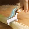 Ultra-Fine Scallion Slicing & Flower Grating Tool for Commercial Kitchens