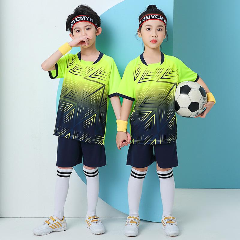 Conjunto de Camiseta de Fútbol de Secado Rápido para Niños y Adultos - Ropa de Entrenamiento y Competición de Verano