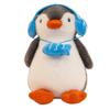 Earphones Penguin Fish Plush Toy Animal Cartoon Doll Can Be Shaped Concave