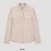 [shs Miss] Basic Flap Pocket Shirt Swwsto11060