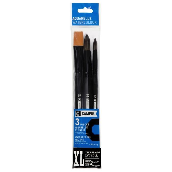 CAMPUS 3 XL Watercolor Brushes Pouch