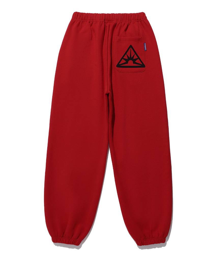 ISTKUNST Sunrise Logo Sweat Pants_Red(Ik2Dfmpa00A)