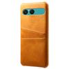 For Sony Xperia 10 VII Case Dual Card Slots PU Leather + Hard PC Phone Cover
