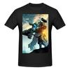 Grappig Titanfall 2 Spel HD Mobiele Achtergrond Unisex Gedrukte T-shirt Unisex T-shirt Oversized