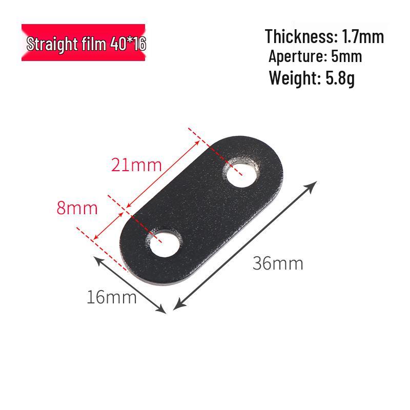 Black Stainless Steel Angle Bracket Shelf Support Without Screws