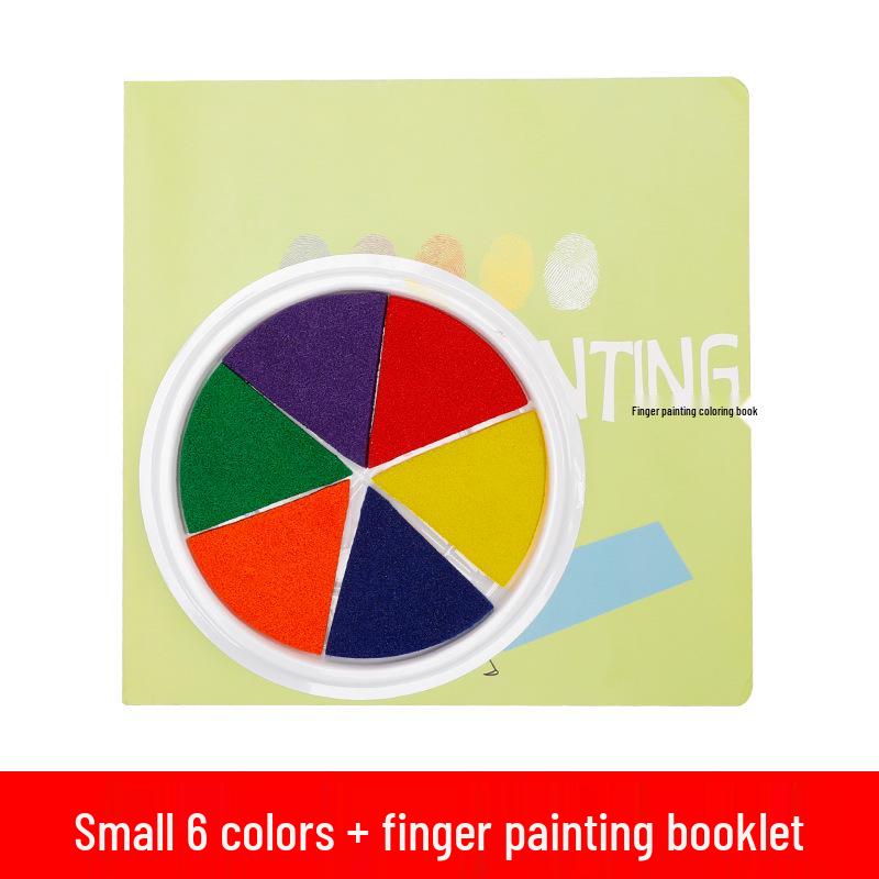 Washable Finger Paint Ink Pad for Kids: Perfect for Kindergarten Art and Palm Prints