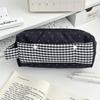 1Pcs Large Capacity Student Pencil Eraser Ruler Organizer Korean Pencil Case Ins Aesthetic Causal Stationery Tote Bag