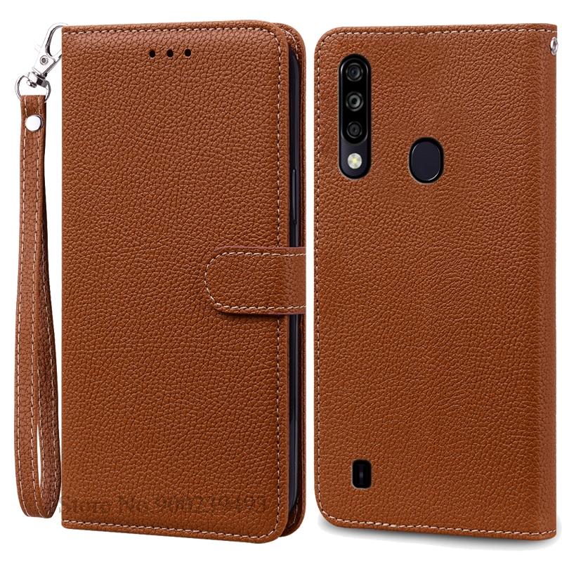 Pro ZTE Blade A7 2020 Pouzdro Silikonová Peněženka Kožené Vyklápěcí Pouzdro Pro ZTE Blade A7 2020 Pouzdro Měkký TPU Zadní Kryt Coque Fundas