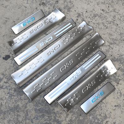 מגן סף דלת מנירוסטה באיכות גבוהה עבור מאזדה CX-5 CX5 2013 2014 2015 2016 רכב