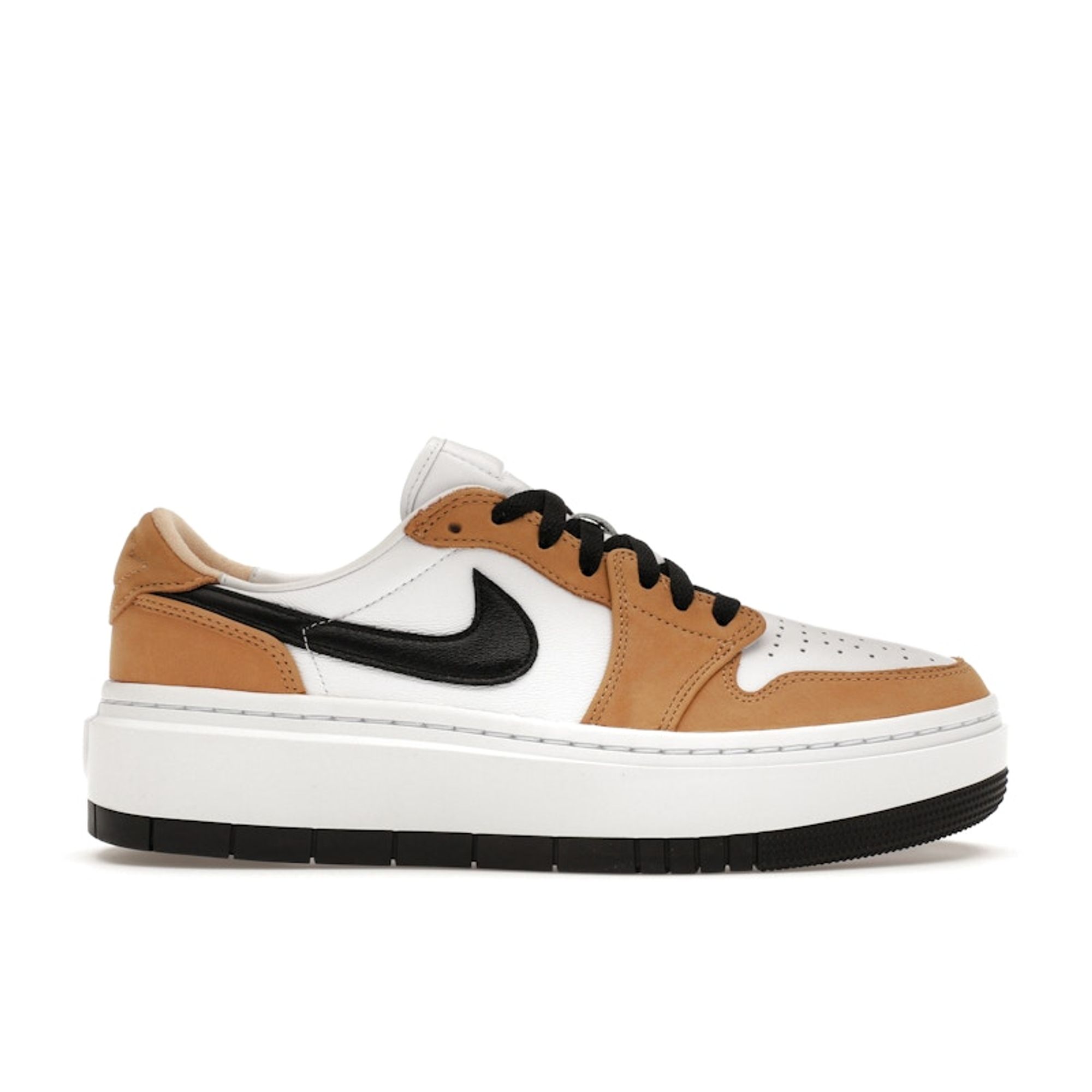 

Женские кроссовки Air Jordan 1 Elevate Low Rookie of the Year Коричневые Golden-Harvest Black DH7004-701 38.5