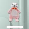 Baby Plush Toy Cute Cartoon Animal Dog/Penguin/Rabbit Tie Design Soft Touch Built-in Sound Paper Sleep Companion Gift Newborn Stuffed Comforting