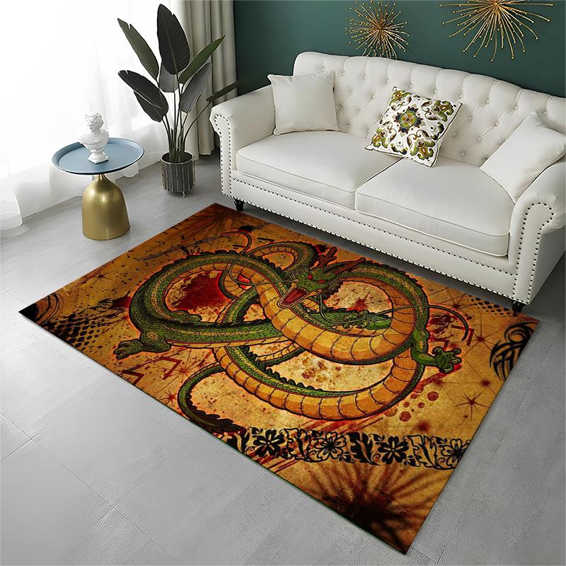 Cartoon D-Dragon Ball Anime Game Carpet Rug for Playroom Bedroom Living Room Sofa Home Decor,kid Area Rug Non-slip Floor Mat