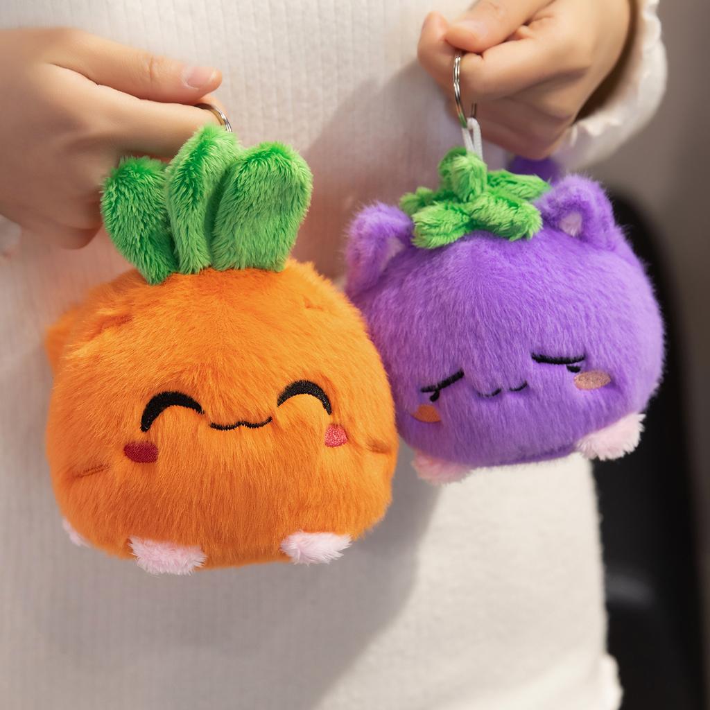Cute Plush Stuffed Toys Soft Dolls Fruit Cats Home Decor And Children'S Birthday Christmas Gifts