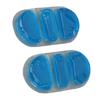 2Pcs Gel Ice Pack Reusable Hot Cold Compress Discomfort Relief Ice Pack for Home Outdoor Blue