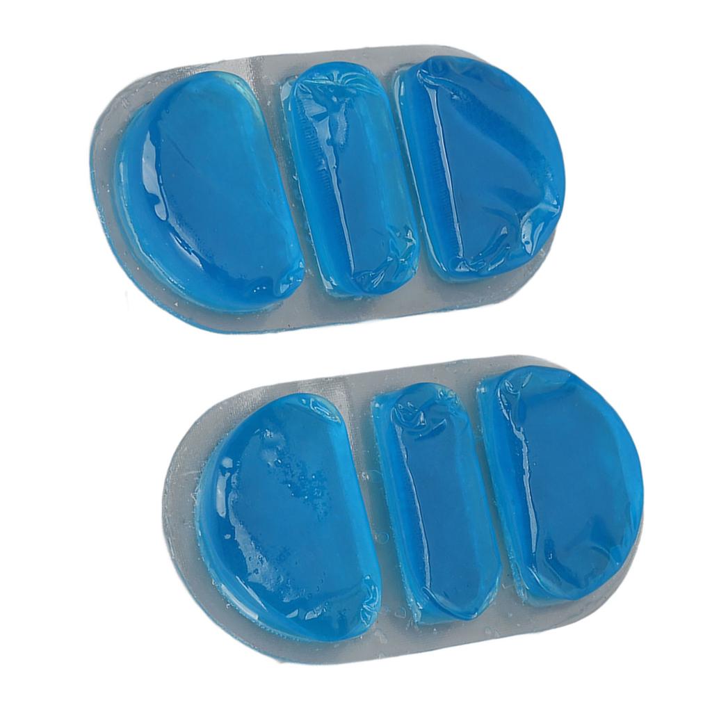 2Pcs Gel Ice Pack Reusable Hot Cold Compress Discomfort Relief Ice Pack for Home Outdoor Blue