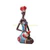 Tribal Lady Figure Statue African Woman Resin Crafts Decorations Perfect for Room Shelf Desk Creative Display