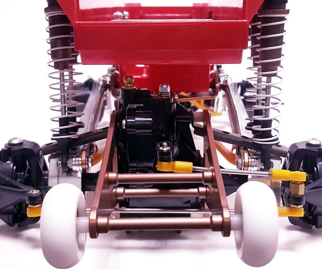 Kingfly Aluminum Rear Wheelie Bar for Tamiya Bullhead/Super Clod Buster 4x4x4