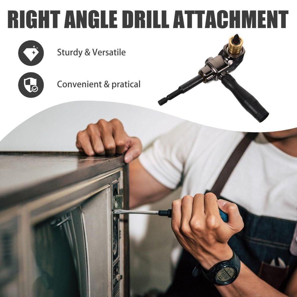 90 Degree Rotation Electric Drill Corner Device Electric Drill Driver  Electric Drill
