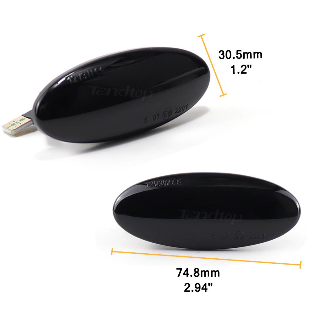 LED Dynamic Side Marker Repeater Turn Signal Light For Nissan Qashqai J10 X-trail T31 Cube Juke Leaf Micra K13 Note E11 NV200Turn Signal 2