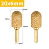2PCS Drill Grinding Head 8-20mm Burr Rotary Tools Drill Grinding Head For Metal Engraving Polishing Brazing Grinding Head
