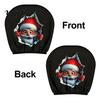 Interior Protection for SUVs 2Pcs Santa Car Headrest Covers, Christmas Printed Pillow Cases, Universal Fit Soft Polyester Auto Guards Most Vehicles,