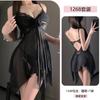 Yiyue Erotic Underwear Sexy Lace Seduction Nightdress Mesh Lace-up Gather Pure Desire Free Uniform Pajamas 1118