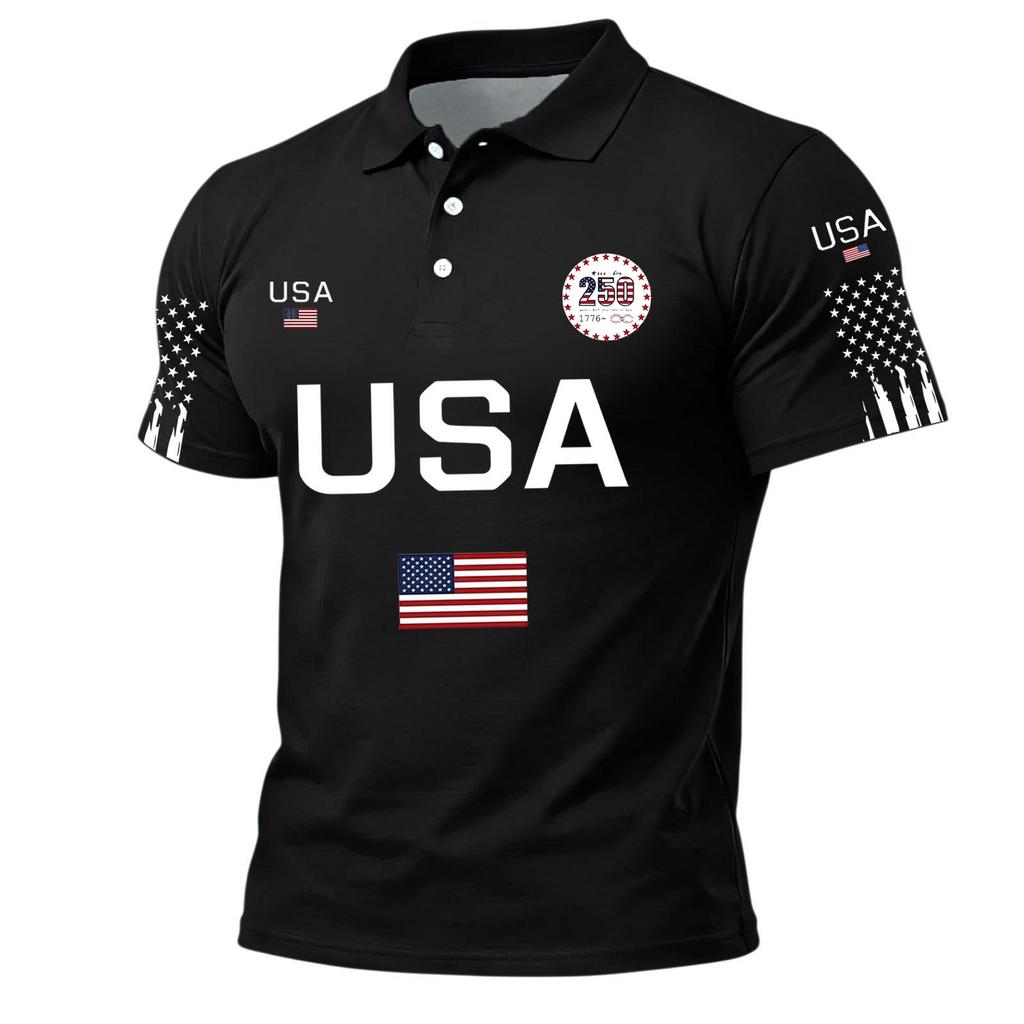 Men's Casual Round Neck Short Sleeve T-Shirt