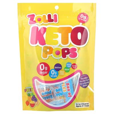 iHerb Zollipops Keto Pops Fruit 147g (5.2oz)