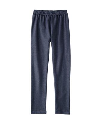 Nissen Katoenmix Cropped Maten Jeans-Stijl Leggings, Marineblauw, 4L-5L