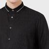Emporio Armani Simple Solid Color Single-Breasted Long Sleeve Shirt Men shirts Navy-Blue 6K1CD2-1NI5Z-F048