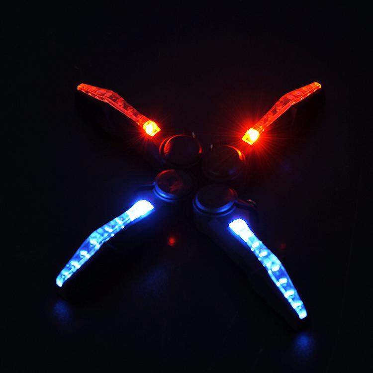 1 Pair Bicycle Steering Lamp Night Cycling Safety Equipment MTB Handlebar Horn with LED Turn Light Warning Light Accessories