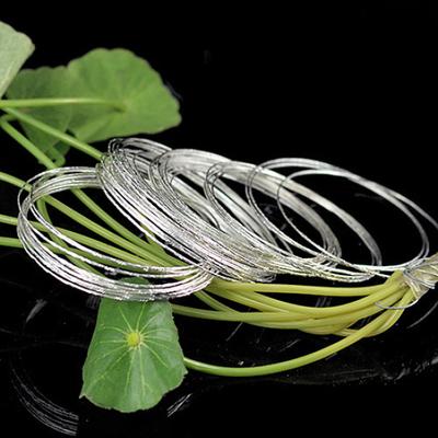 Lot de 100 bracelets en fil d'acier, manchette fine, ensemble de bracelets