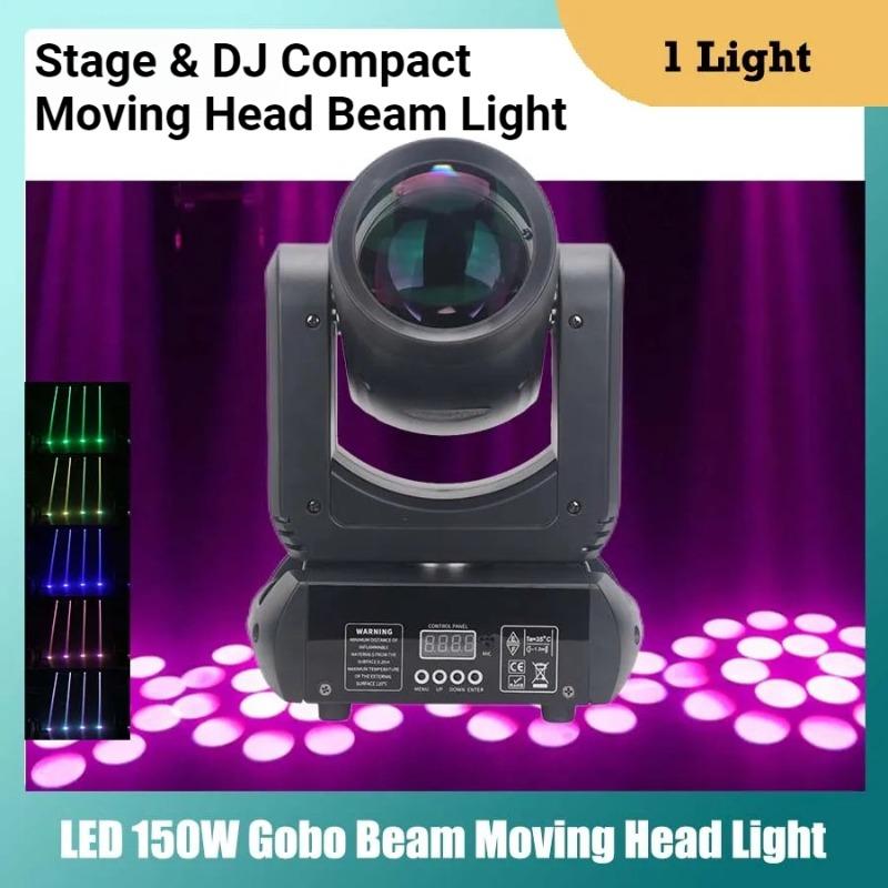 150W Beam Moving Head Stage Light | 8*8 Pattern, 12 Channel RGBW, DMX512/Sound Control - Ideal for Wedding, DJ Party, Disco & Events