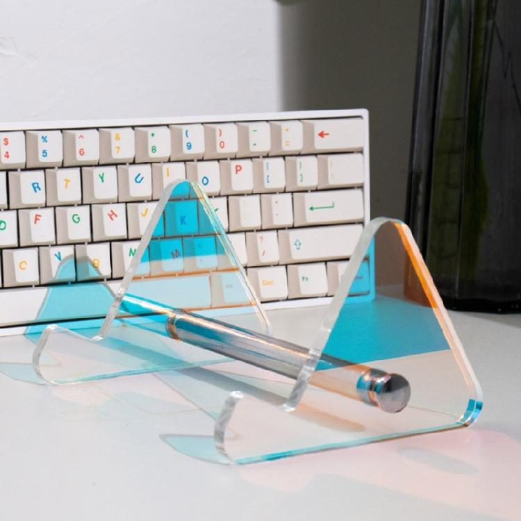 Keyboards Display Stand Stable Acrylic Transparent Single Layer for Computer Mechanical Keyboards Storage Holder