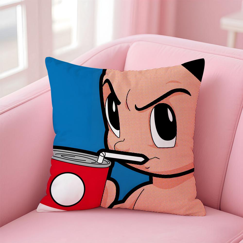 Anime S-Astro B-Boy Cushion Cover Comfortable Reversible Pillow Cover Ideal for Car Sofa Bedroom & Beyond