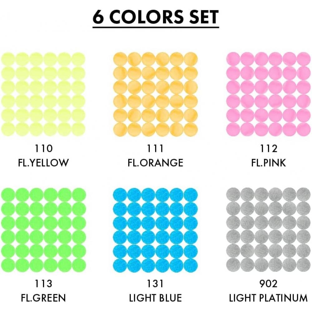 Kuretake Water Based Pen Zig Clean Color Dot Single Highlight Color Set Tcsd 6100 6vc Highlight Color