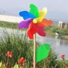 Toys Plastic Wind Spinners DIY Wind Spinners Colorful Sunflower Windmills Layout Pinwheels Toys