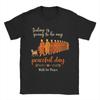 Walk for Peace Buddhist Monks Inspirational Journey TShirts for Men  Vintage  Cotton Tees Round Collar Short Sleeve T Shirt